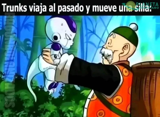 Trunks, deja de jugar con la maquina del tiempo