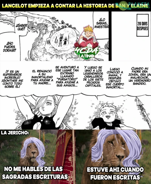 a quien quieres enseñar Lance... ella estuvo ahi para verlo en persona