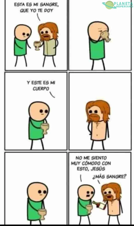 La eucaristia se puso raro