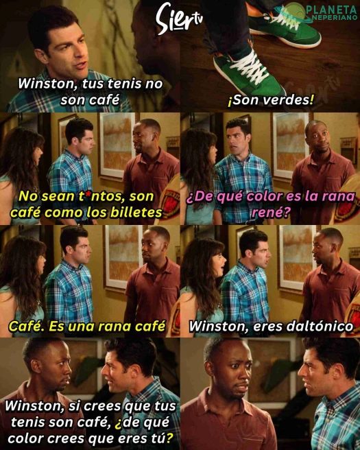 Terrible caso de daltonismo