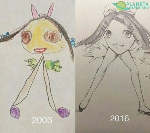 Mejora en habilidad de dibujo