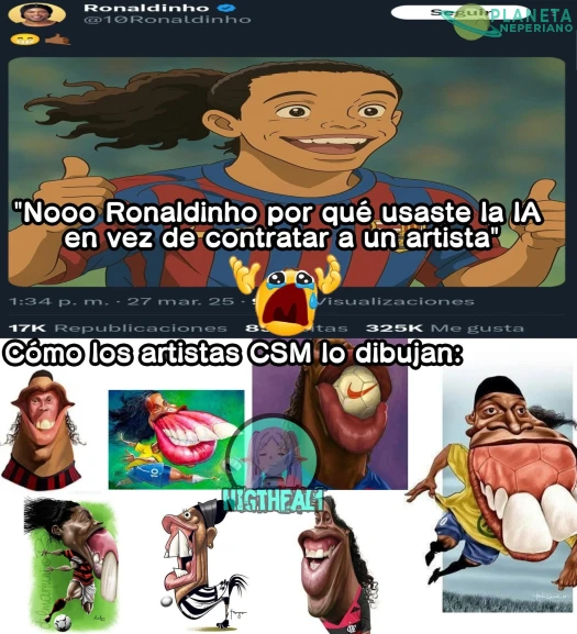 al dinho si que lo han Bulleado los artistas