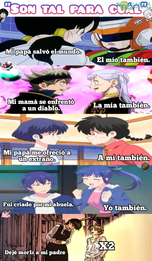 al menos tendrán siempre un tema comun que hablar