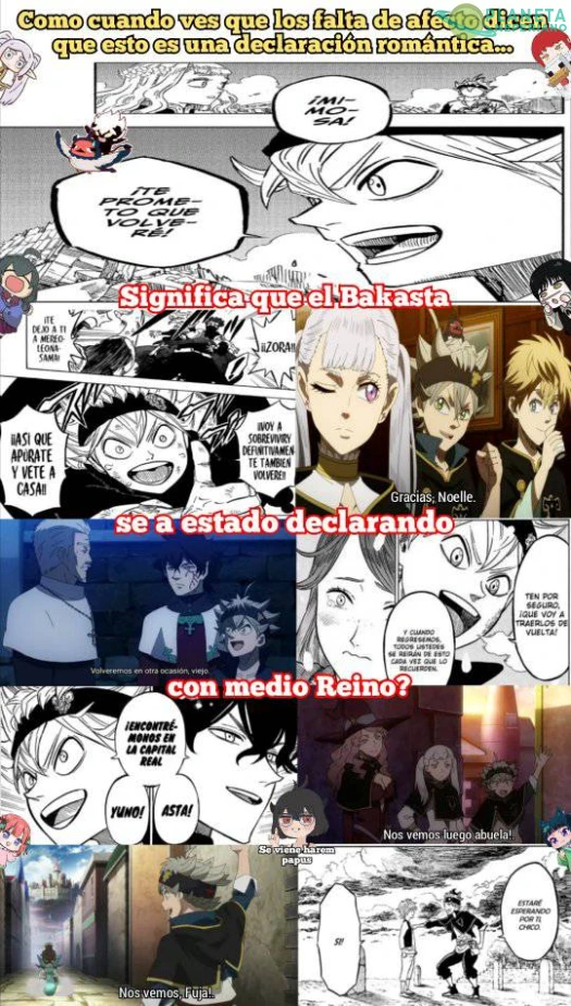 Clover entera es el harem de Asta bajo esa premisa