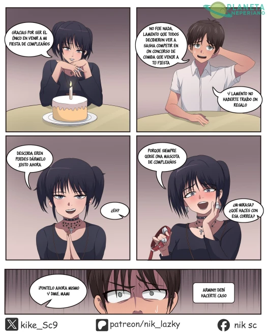 Mikasa Gótica  es otra cosa, mucho mas expresiva