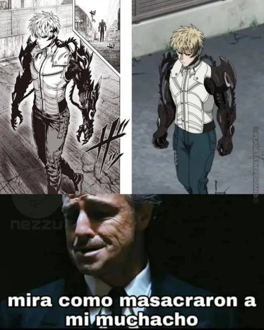 De un lado tenemos a genos y del otro a menos 