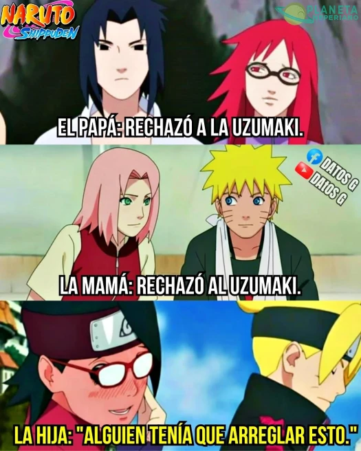 Sarada: retribución a los uzumakis en especia