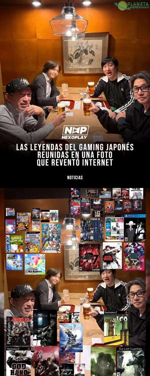 Leyendas niponas del videojuego en una imagen