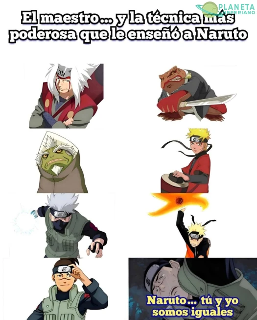 Iruka enseña la técnica mas aplicada y efectiva de Naruto