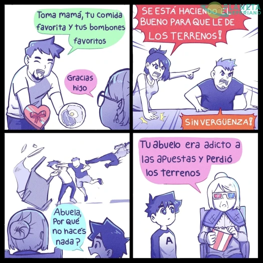 bueno, al menos la abuela está entretenida
