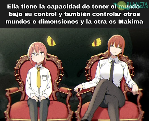 kobayashi, reina absoluta y gobernante sobre el bien y sobre el mal. Makima debe aprender de ti.