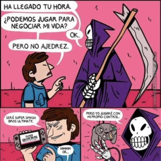 Si tuvieran que jugarse la vida contra la muerte, ¿Que juego escogerían?