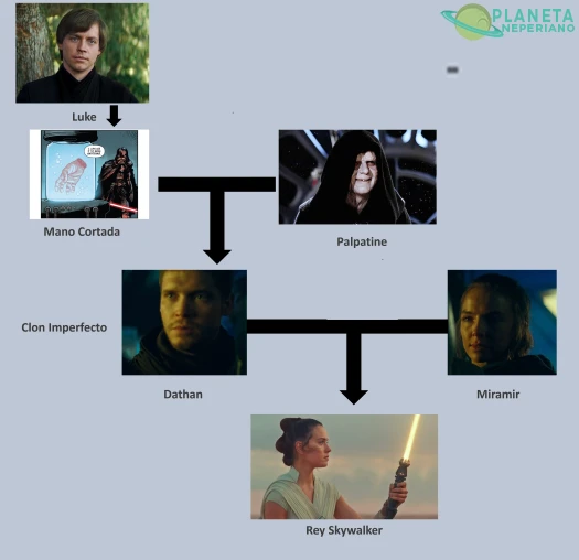 Me sorprende que tanta gente todavía no sepa que Rey es técnicamente la nieta de Luke.