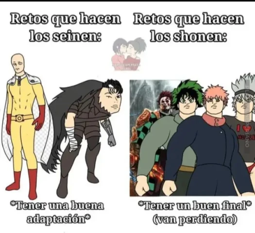 Y los seinen también van perdiendo XD