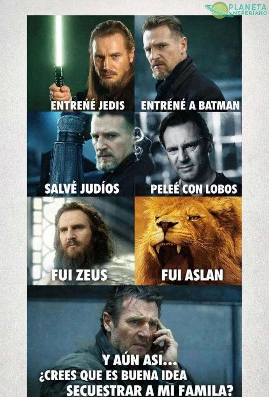 Moraleja: ¡NO TE METAS CON LIAM NEESON!