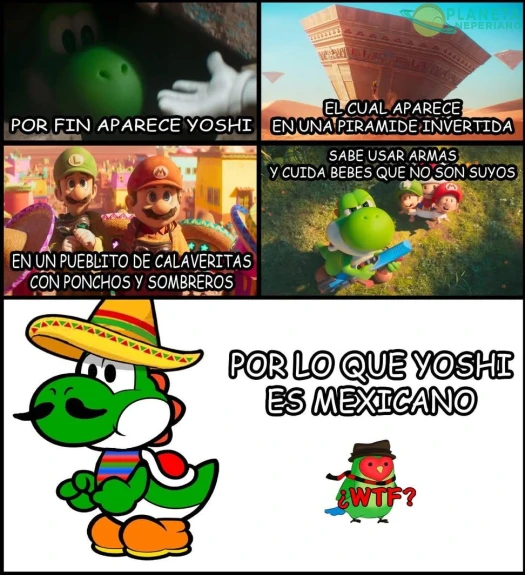 Mexican Yoshi. Cuidado, no te dejes pillar de ICE
