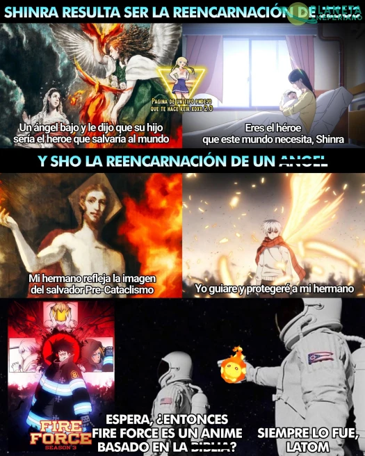 Dios te salve Mari, llena eres de Gracia, y bendito el fruto de tu vientre, shinra y sho