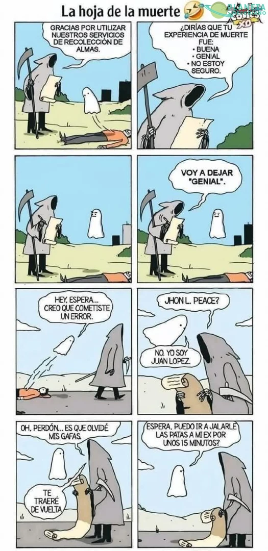 gajes del oficio de parca