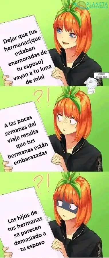 No sé Yotsuba, donde hubo fuego, cenizas quedan