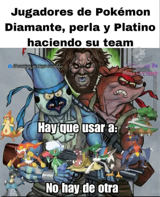 Siendo justos esos son los únicos Pokémon decentes de esa generación