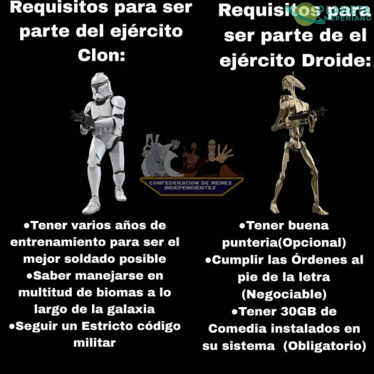 La comedia de los B1 siempre es obligatoria