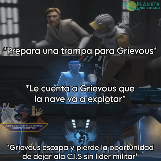 Solo le sale bien hacer esto a Anakin