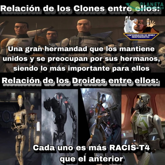 Dato chistoso, existe un monton de skynets pero los droides son demasidos clasista para que funcione