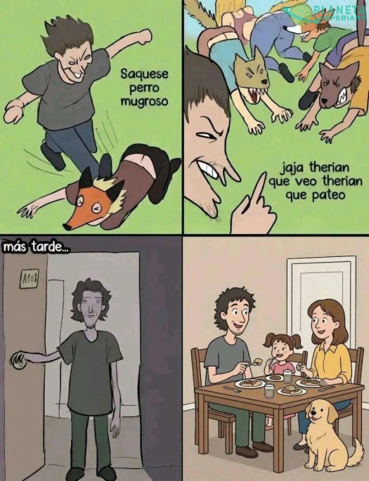 Pateo y tuvo un desayuno tranqui