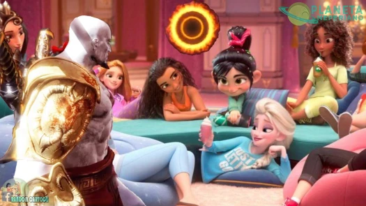 ohh no... espera... y esa mirada, vanellope?