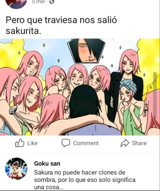Con razon Sasuke esta feliz :v