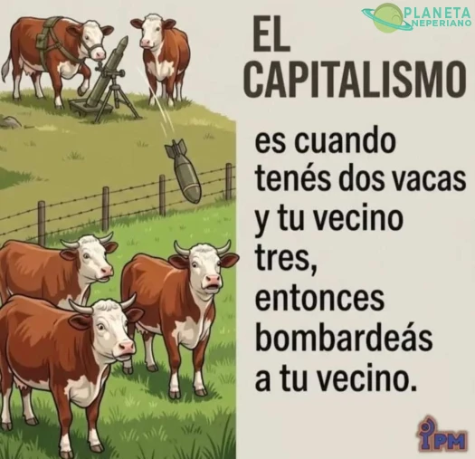 Vacas con mortero... interesante