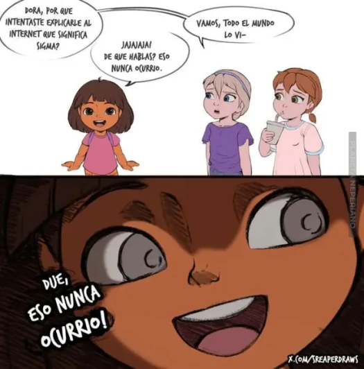 En efecto nunca ocurrió :V