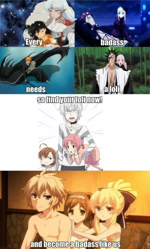 detras de alguien poderoso siempre ahi una loli que lo respalda