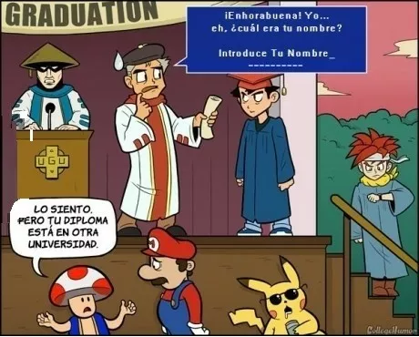 Graduación en nintendo