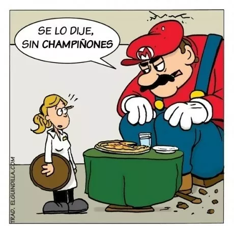 Problemas de mario con los champiñones