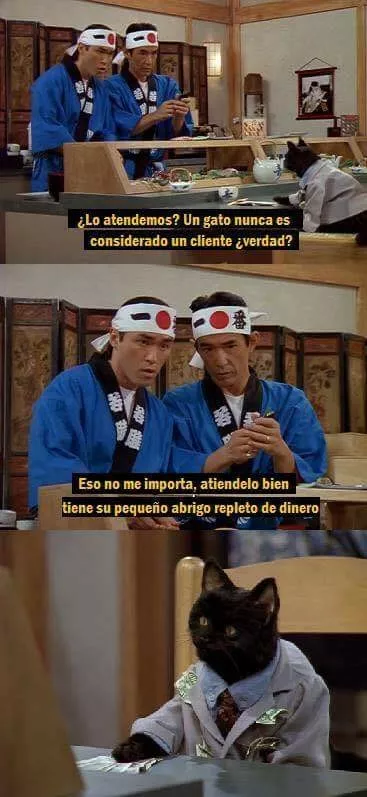 Cuando Salem-san quiere comer sushi...