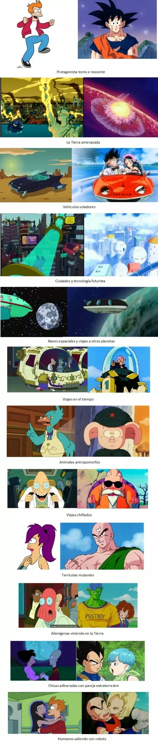 DRAGON BALL VS FUTURAMA