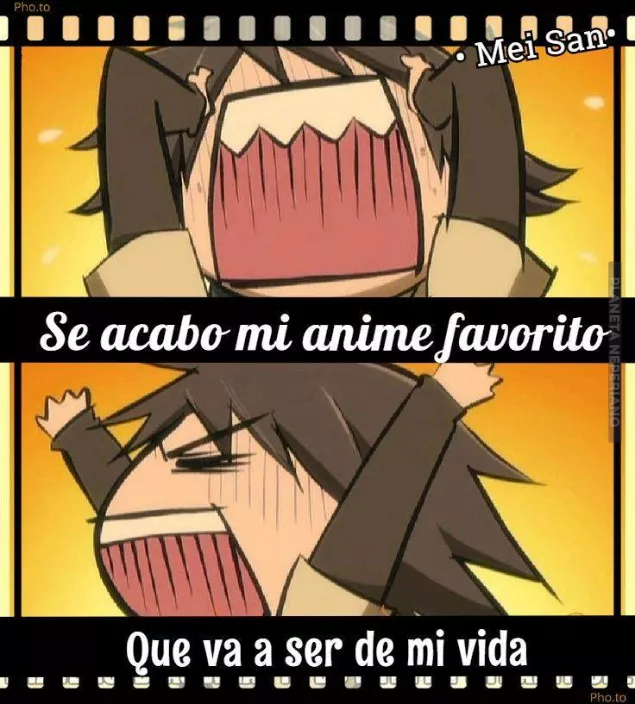 Cuando se acaba tu anime favorito