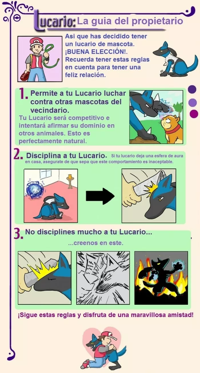 Como cuidar a tu lucario