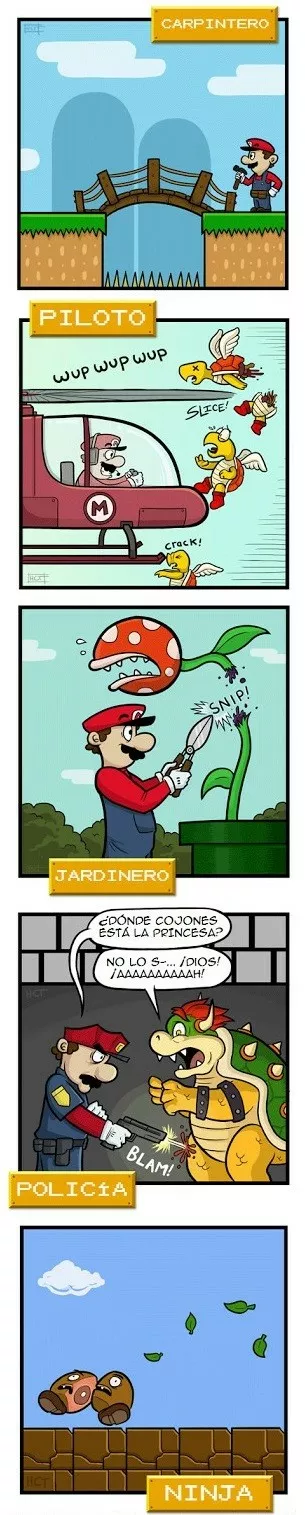 Posibles trabajos de mario