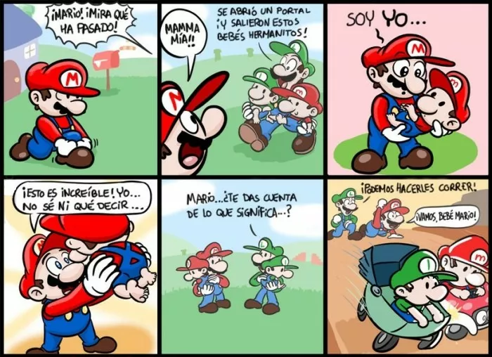 Alejar a los niños de Mario