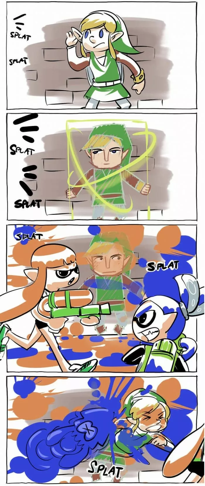 Los de splatoon van sin cuidado