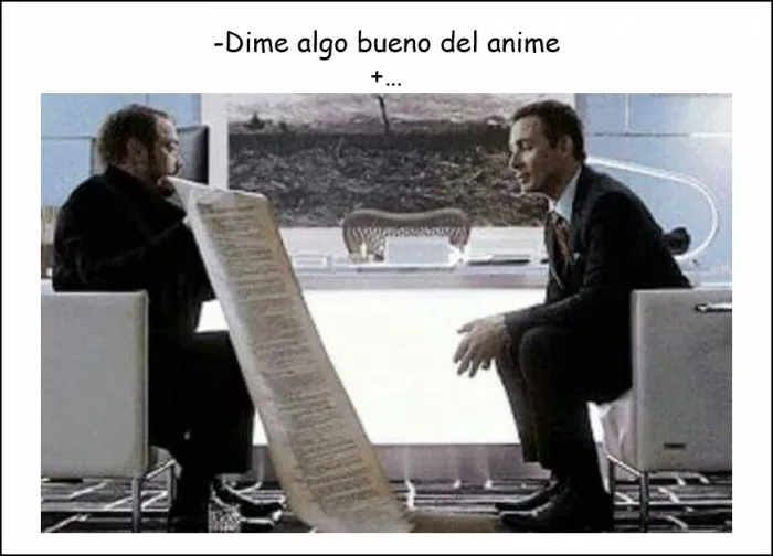 cuando le preguntas a un otaku