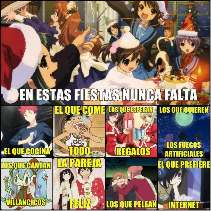 Personas en estas fiestas