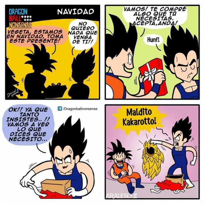 Goku Trollea a Vegeta