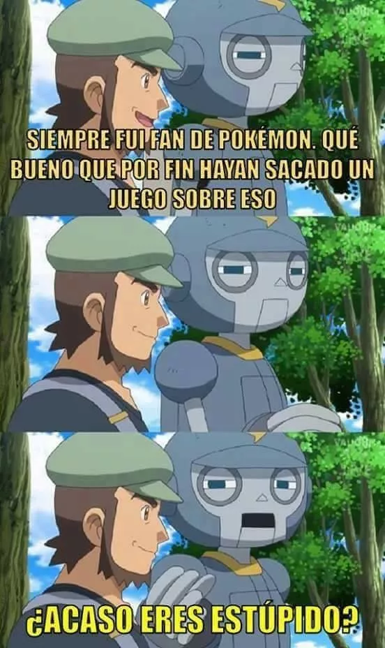 ese robot también es un pokemon verdad 