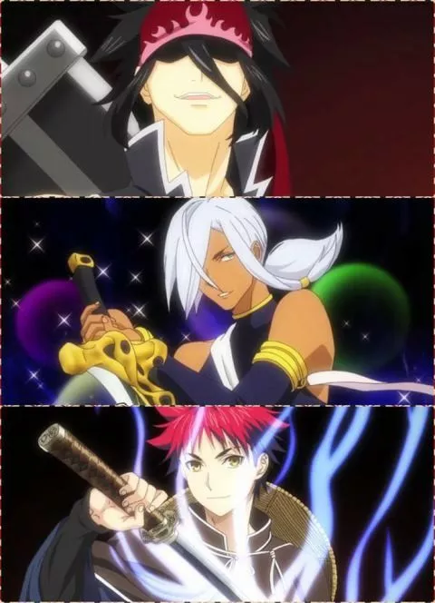 Si en shougeki no soma usaran espadas