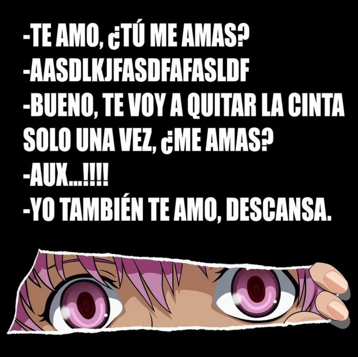 te amo!!!, Te amo!!!, pero ya suéltame!!!!!!