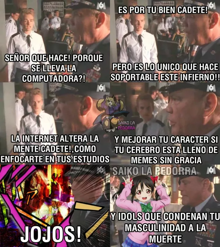 lo de las idols es perfectamente comprensible pero el jojo's también