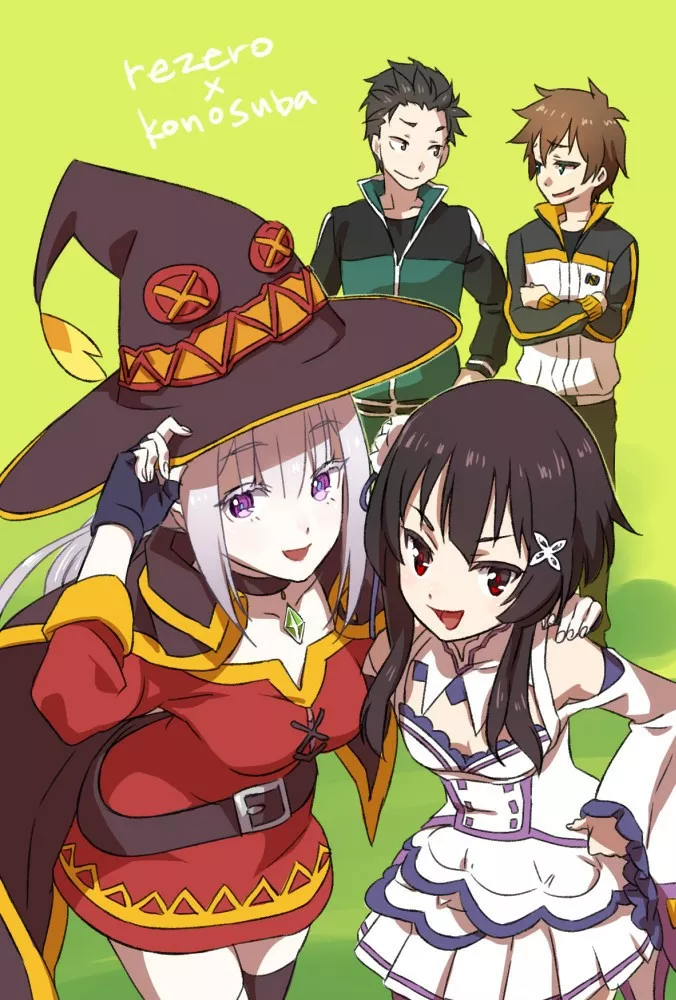 re zero x konosuba